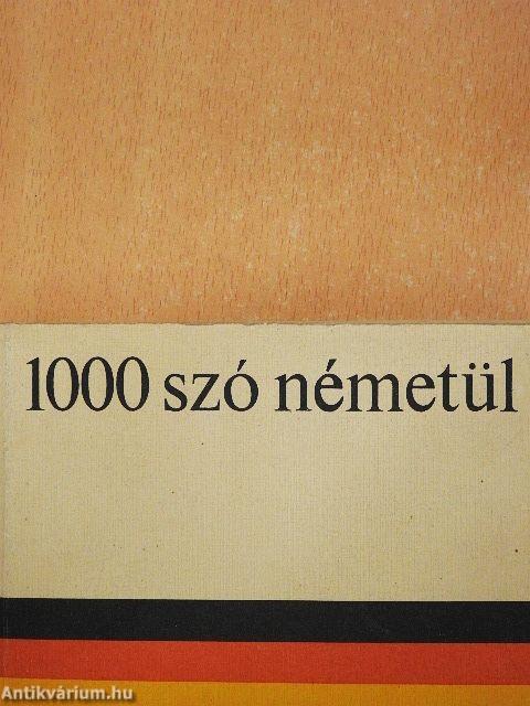 1000 szó németül