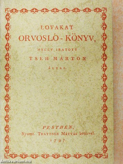 Lovakat orvosló-könyv