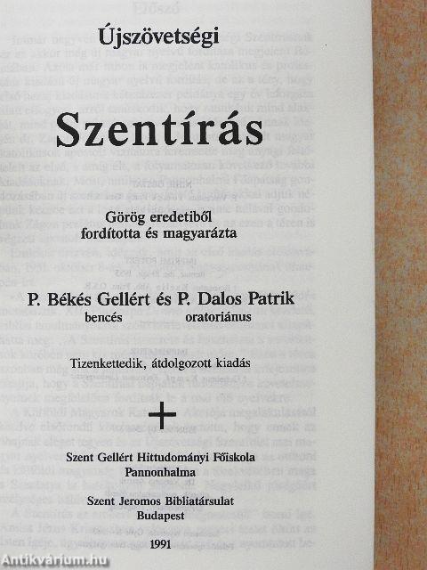 Újszövetségi Szentírás