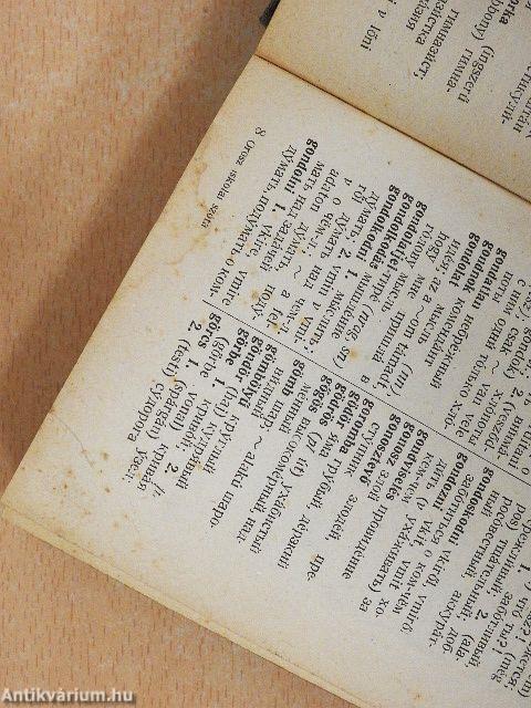 Magyar-orosz/orosz-magyar iskolai szótár