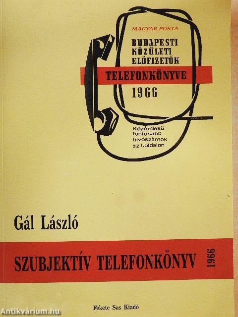 Szubjektív telefonkönyv 1966