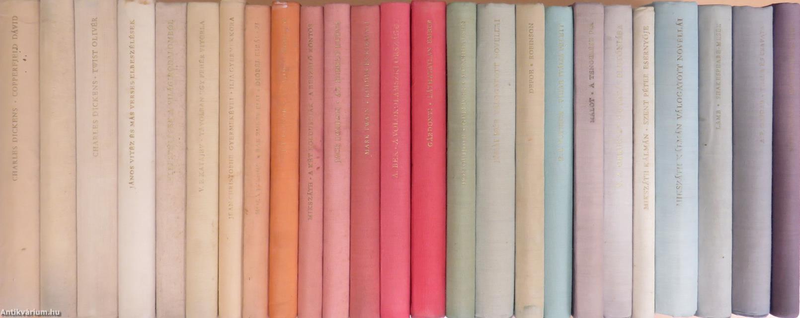 "25 kötet Az Én Könyvtáram sorozatból (nem teljes sorozat)"