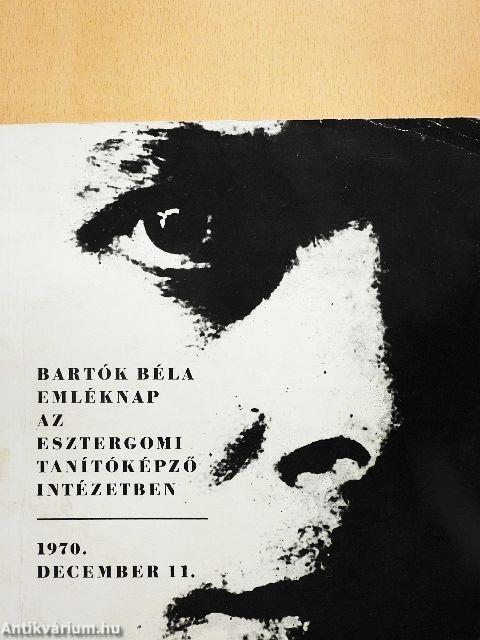 Bartók Béla emléknap az Esztergomi Tanítóképző Intézetben 1970. december 11-én