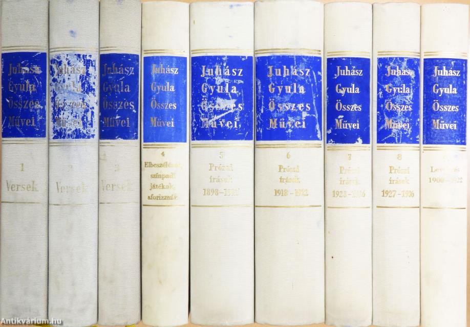 Juhász Gyula összes művei - Kritikai kiadás 1-9.