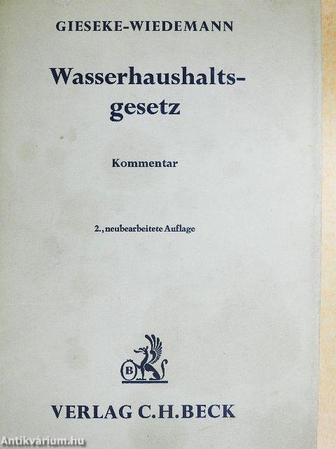 Wasserhaushaltsgesetz
