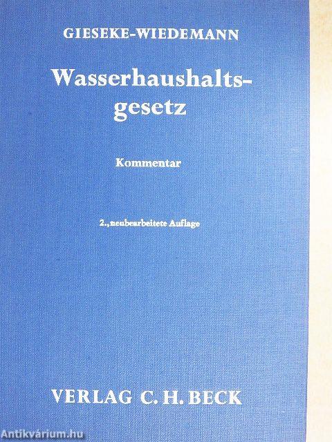 Wasserhaushaltsgesetz