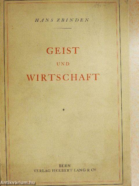 Geist und Wirtschaft