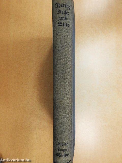 Recht und Sitte (gótbetűs)
