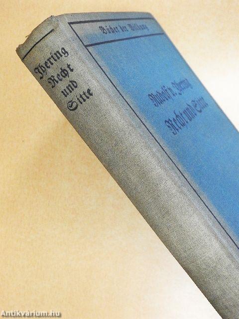 Recht und Sitte (gótbetűs)