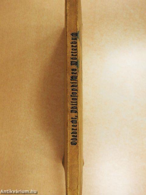 Kleines Philosophisches Wörterbuch (gótbetűs)