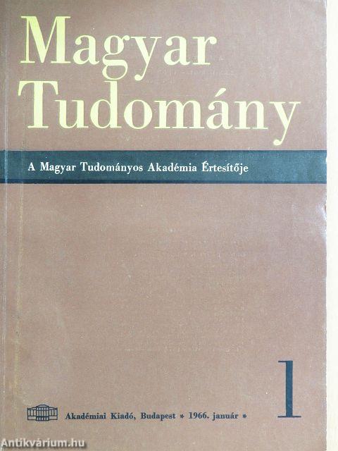 Magyar Tudomány 1966. január-december