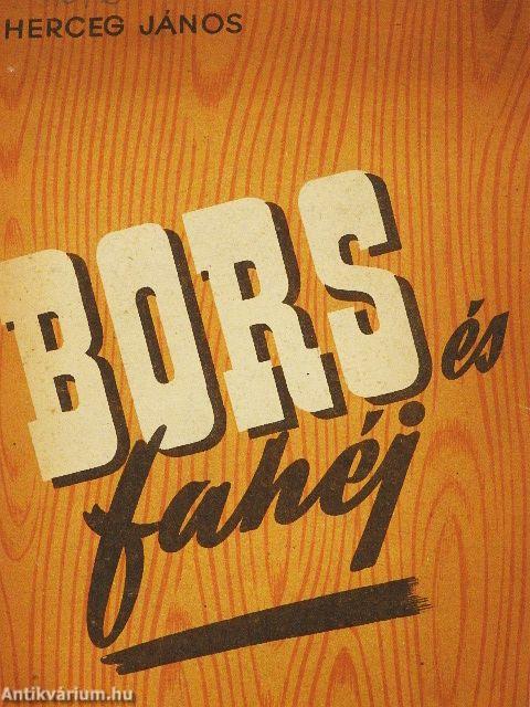 Bors és fahéj