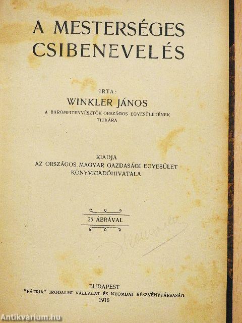 A mesterséges csibenevelés