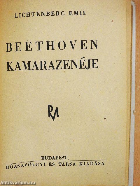 Beethoven kamarazenéje