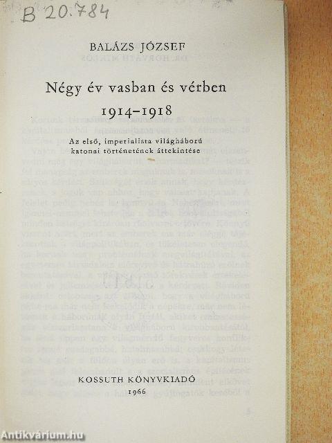 Négy év vasban és vérben (1914-1918)