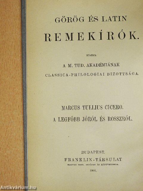 A legfőbb jóról és rosszról