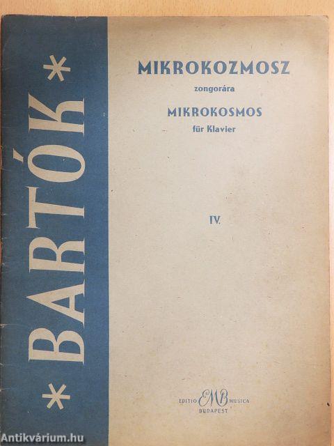 Mikrokozmosz zongorára IV.