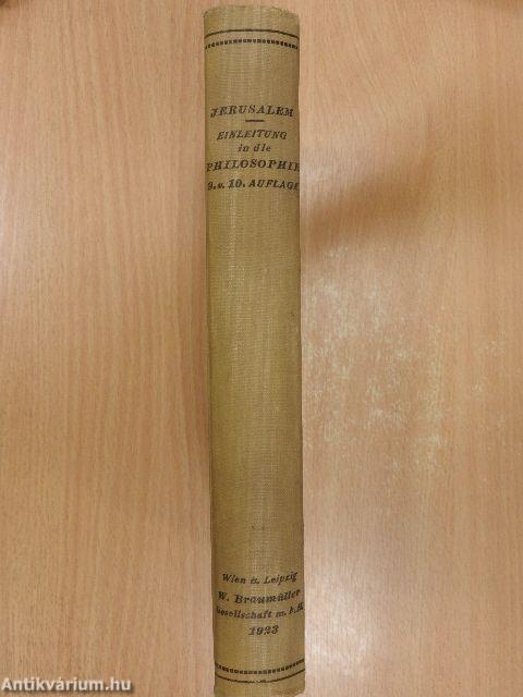 Einleitung in die Philosophie