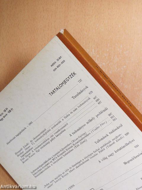 Magyar Tudomány 1984. január-december