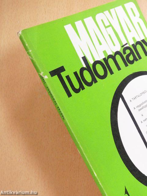 Magyar Tudomány 1980. január-december