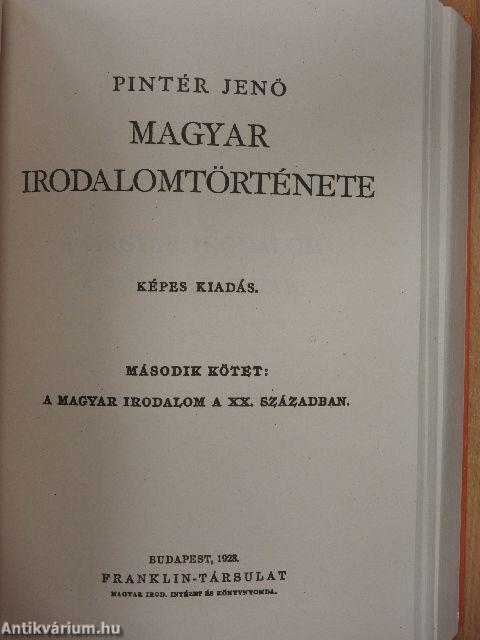 A magyar irodalom története I-II.