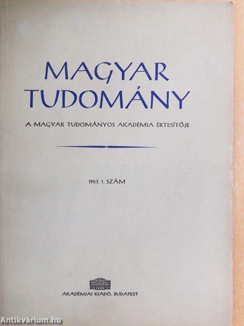 Magyar Tudomány 1963. január-december