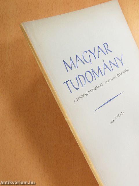 Magyar Tudomány 1963. január-december