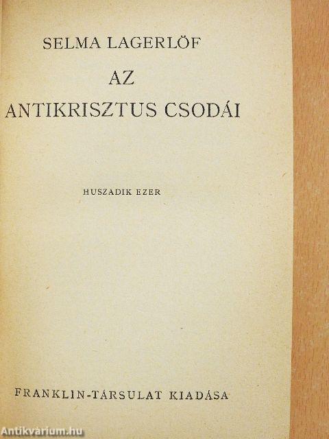 Az antikrisztus csodái