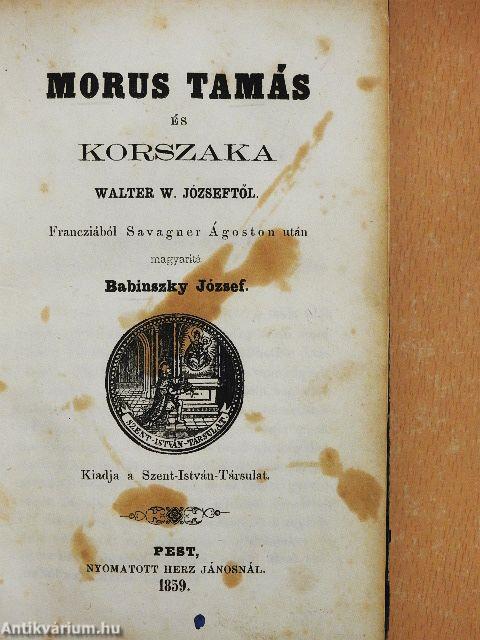 Morus Tamás és korszaka