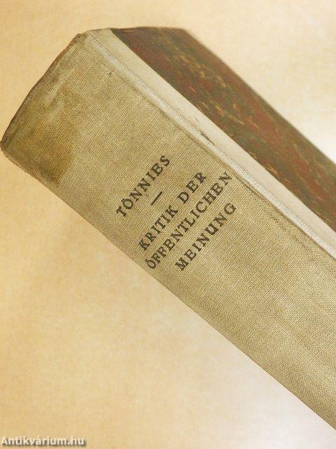 Kritik der öffentlichen Meinung