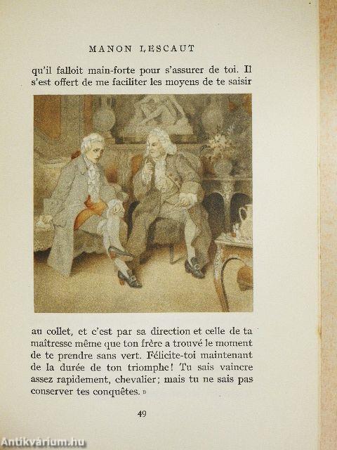 Histoire du chevalier Des Grieux et de Manon Lescaut