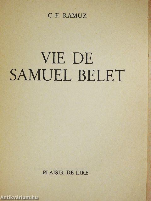 Vie de Samuel Belet