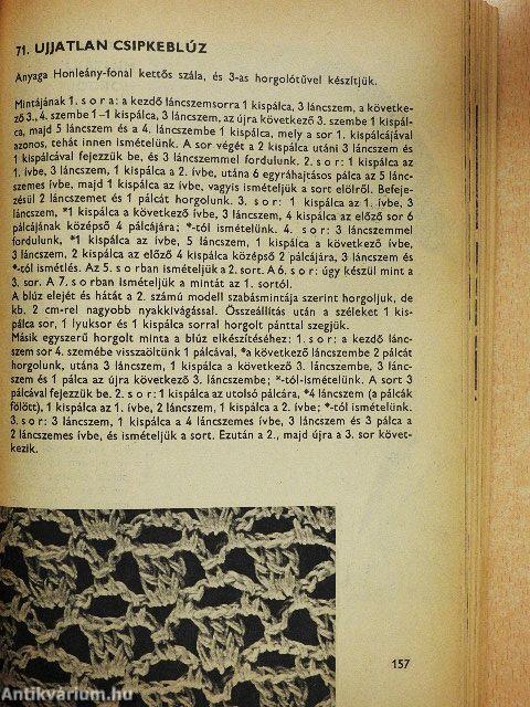 Kötés-horgolás 1969