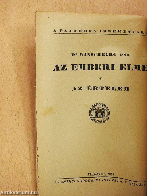 Az emberi elme I. (töredék)