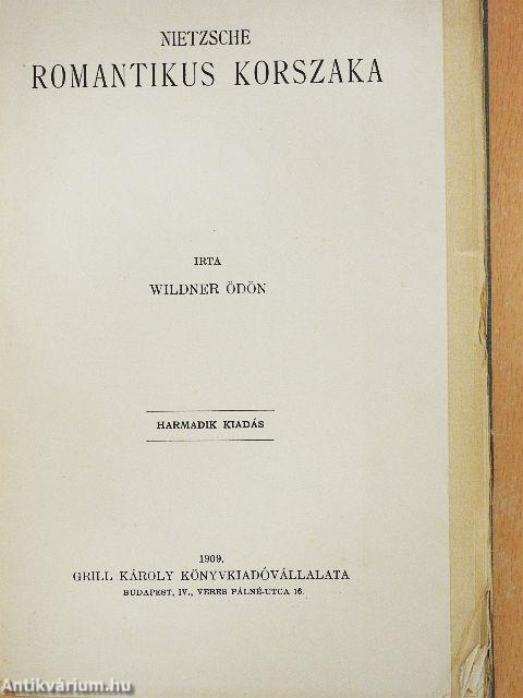 Nietzsche romantikus korszaka