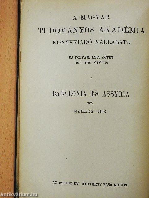 Babylonia és Assyria