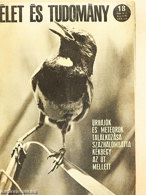 Élet és Tudomány 1970. V. 1.