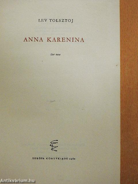 Anna Karenina I-II.