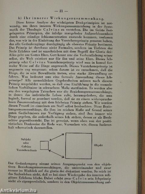 Die Theologie Calvins