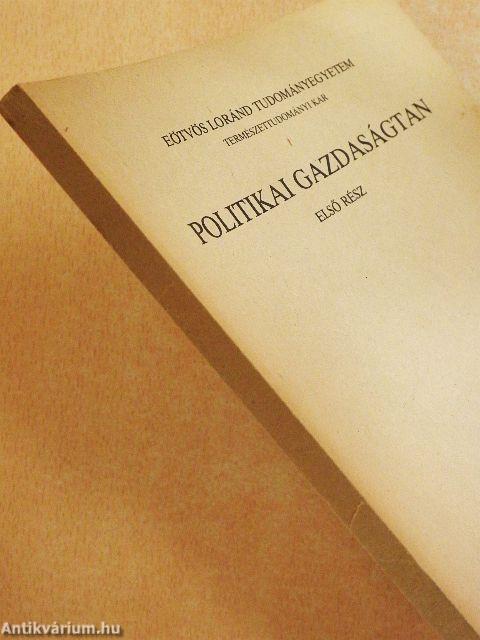 Politikai gazdaságtan I. 