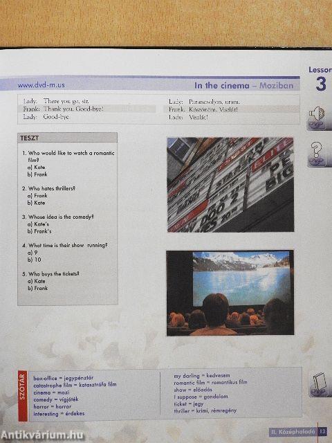 Cambridge angol nyelvoktató középhaladó 