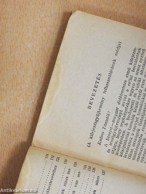 Szovjet-Magyar diáklevelezés