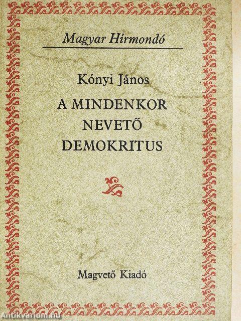 A mindenkor nevető Demokritus