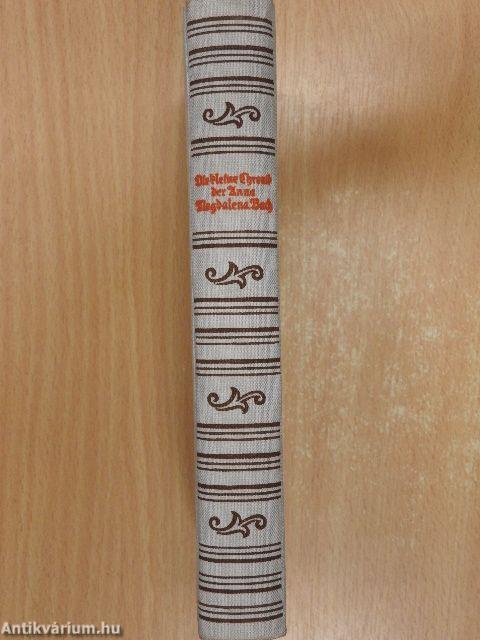 Die kleine Chronik der Anna Magdalena Bach