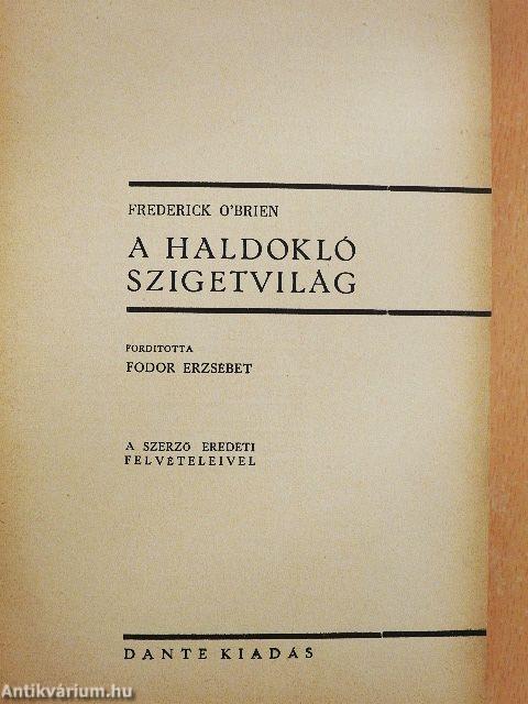 A haldokló szigetvilág