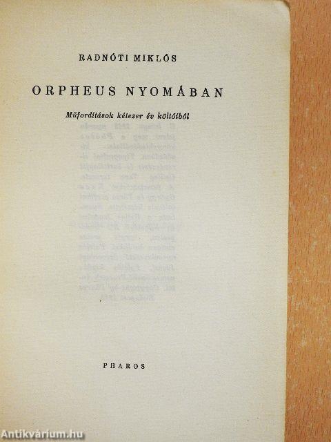 Orpheus nyomában