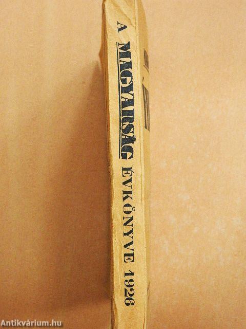 A Magyarság Évkönyve az 1926-ik esztendőre