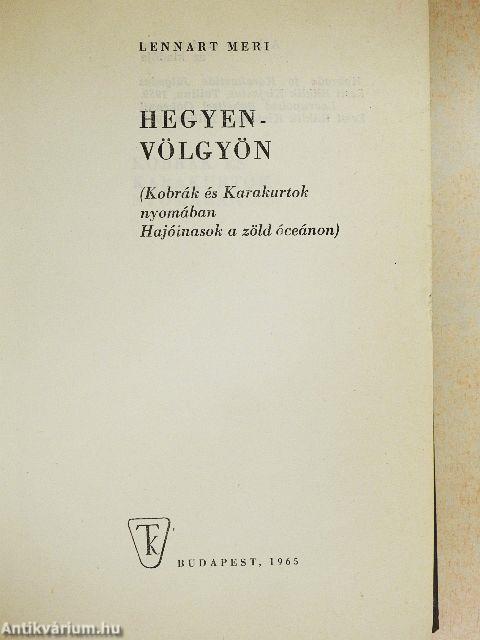 Hegyen-völgyön