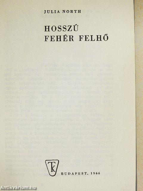 Hosszú fehér felhő