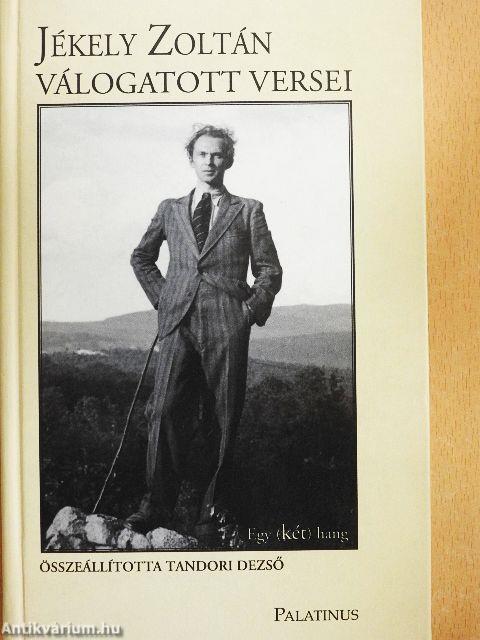 Jékely Zoltán válogatott versei